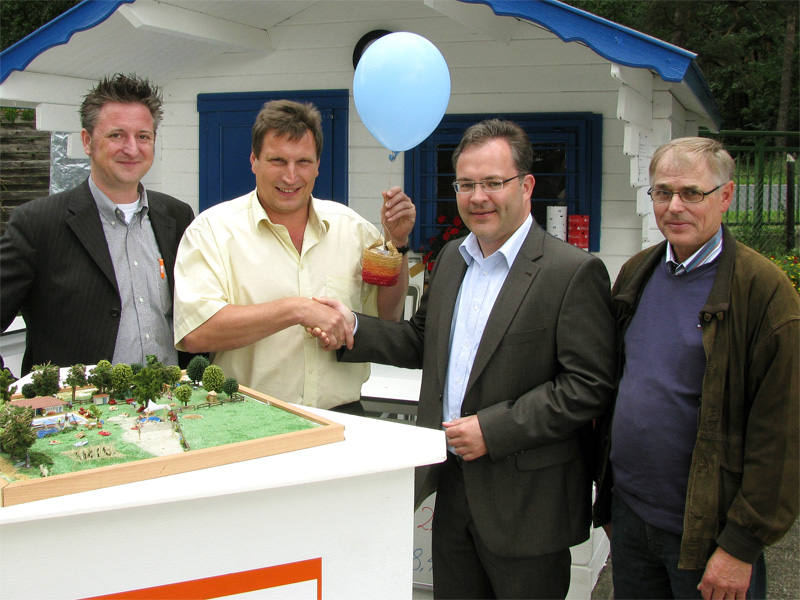 Von links: Oliver Sieke, Ingo Matthies, Mirco Zschoch, Gerhard Hogreve